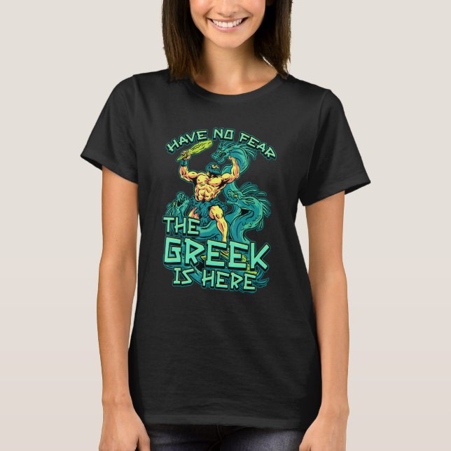 Camiseta Mitologia Grega para um Fã da História Grega (Frente)