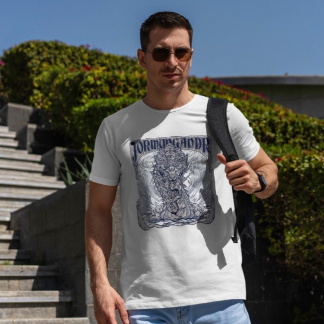 Camiseta Mitologia Norse de Serpente Mundial (Criador carregado)