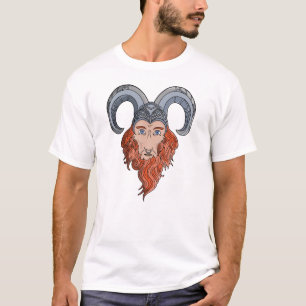 Camiseta Mitologia Viking Deus Cornudo