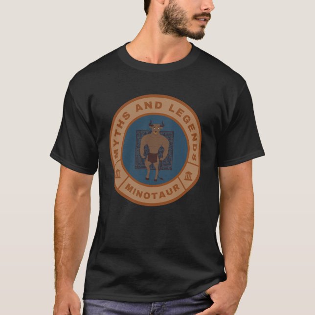 Camiseta Mitos e lendas Minotauro (Frente)