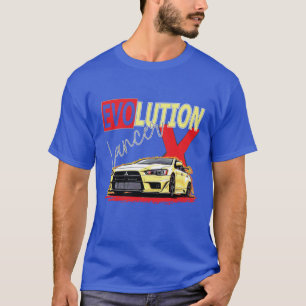 Camiseta Mitsubishi Lancer EVO 10 X Corrida de Derrapagem E