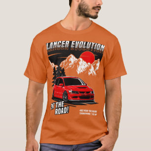 Camiseta Mitsubishi Lancer Evo VIII Evolução do Lancer