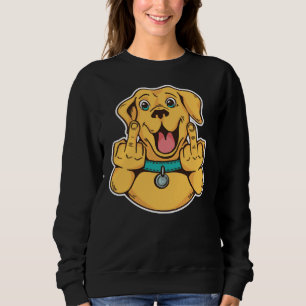 Camiseta Mittelfinger Labrador Retriever