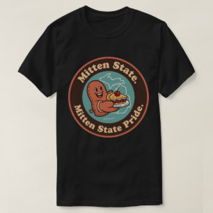 Camiseta Mitten State Pride_ Michigan Vintage Trabalho de a