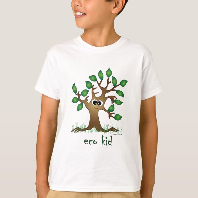 Camiseta Miúdo de Eco (Frente)