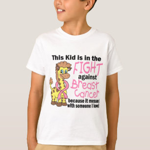 Camiseta Miúdo na luta contra o cancro da mama