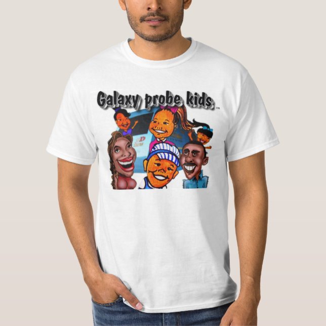 Camiseta Miúdos da ponta de prova da galáxia (Frente)