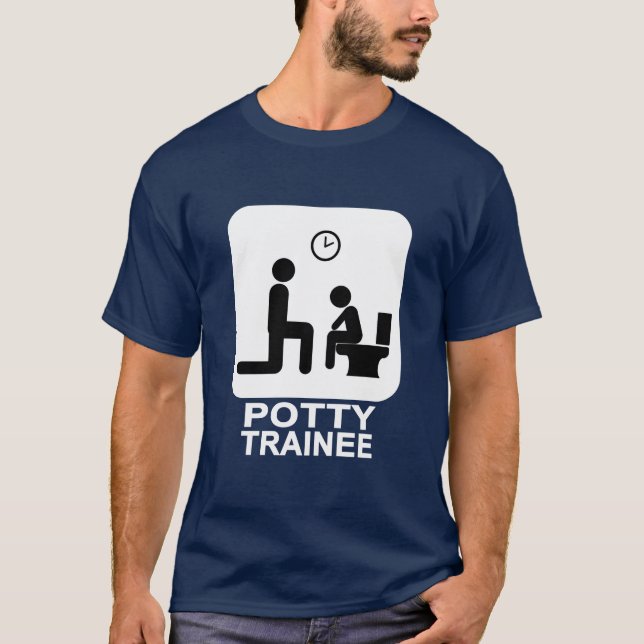 Camiseta Miúdos do estagiário do Potty - obscuridade (Frente)