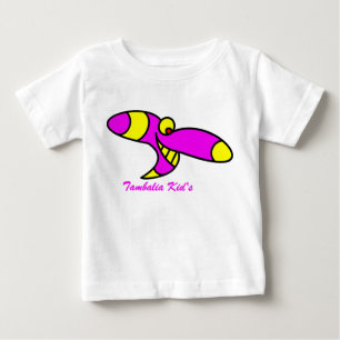 Camiseta miúdos do tambalia das engraçado-camisas