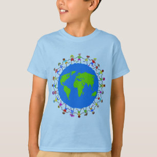 Camiseta Miúdos globais