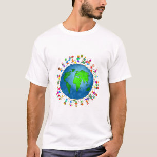 Camiseta Miúdos globais do Natal