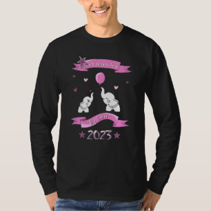 Camiseta Miúdos Irmã Grande Vou Ser Uma Irmã Grande 2023