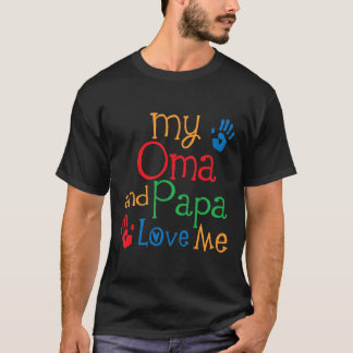 Camiseta Miúdos Minha mãe e papai me amam 