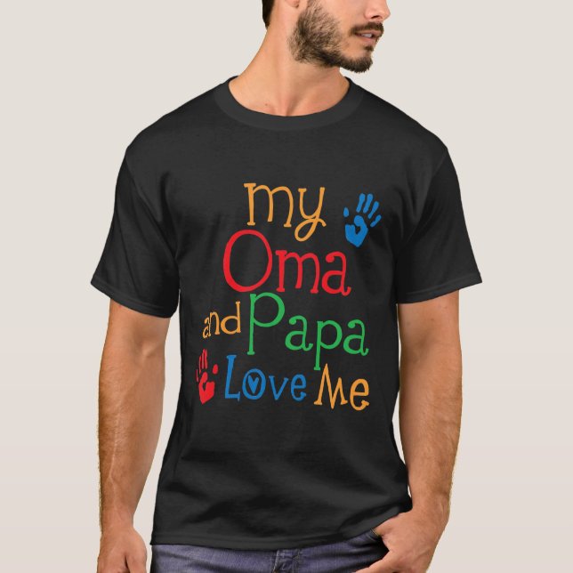 Camiseta Miúdos Minha mãe e papai me amam  (Frente)