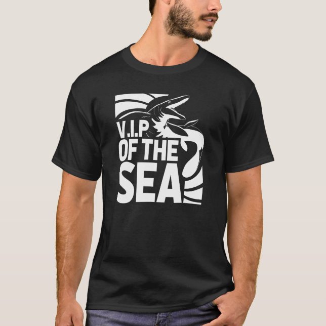 Camiseta Miúdos Mosassauro Pré-Histórico 7 (Frente)