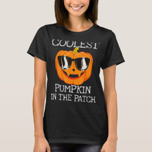 Camiseta Miúdos Pumpkin Mais Fresco No Patch Halloween Boys