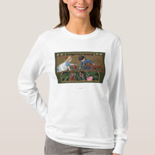 Camiseta Miúdos que jogam com brinquedos