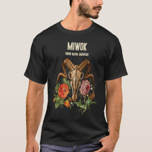 Camiseta Miwok American Indian Tribe Indígenas BOHO Ram Sk