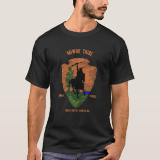 Camiseta Miwok Tribe - índio nativo americano - Retro Vinta