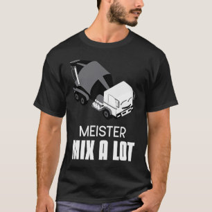 Camiseta Mixer de Concreto para Drivers Slogan Concrete Mix