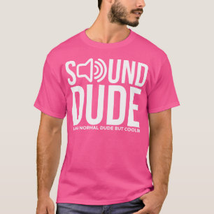 Camiseta Mixer de Engenheiro de áudio Sound Dude