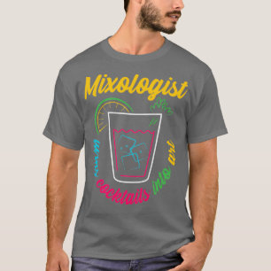 Camiseta Mixologista Bartender Cocktail