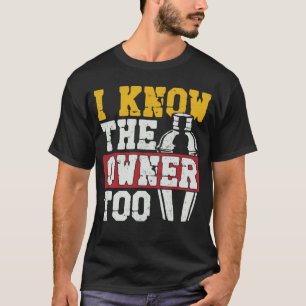 Camiseta Mixologista De Barman Eu Também Conheço O Propriet