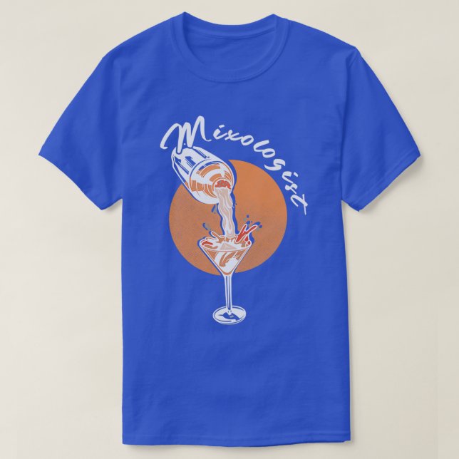 Camiseta Mixólogo Barkeeper Bartender - Presente 2 (Frente do Design)