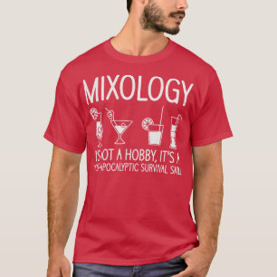 Camiseta Mixólogo do Barman Cocktails Bebidas de Bar