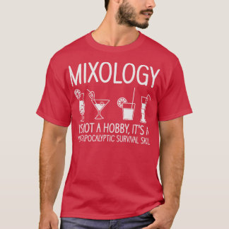 Camiseta Mixólogo do Barman Cocktails Bebidas de Bar