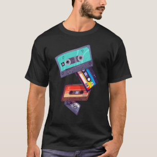 Camiseta Mixtape Cassette Vintage Estilo 90s Estilo Vibes R