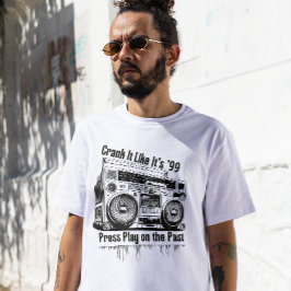 Camiseta Mixtapes, Bass, and Rewind Days – 90s Music Nostal