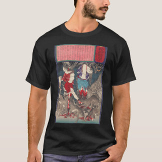 Camiseta Miyamoto Hanako repreendendo um bêbado Tsukioka Yo