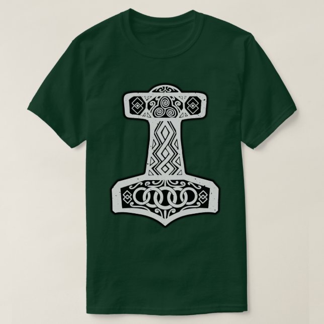 Camiseta Mjolnir (Frente do Design)