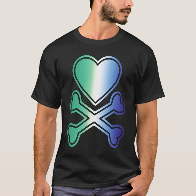 Camiseta MLM Gay Men Loving Men LGBTQ Valentine's Day LGBT (Frente)