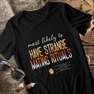 Camiseta MLT possui uma Bachelorette Ritual de Acasalamento