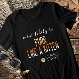 Camiseta MLT Purr Like a Kitten Bachelorette ID1156