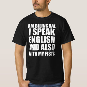 Camiseta Mma engraçada, citação de primeira pessoa
