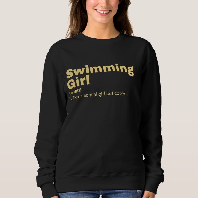 Camiseta mming Girl - Swimming (Frente)
