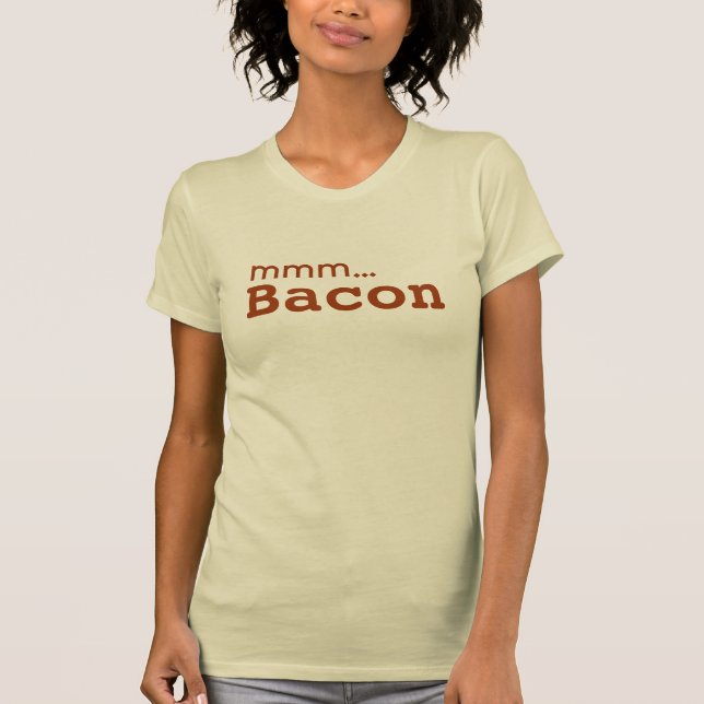 Camiseta MMM... Amor de Bacon (Frente)