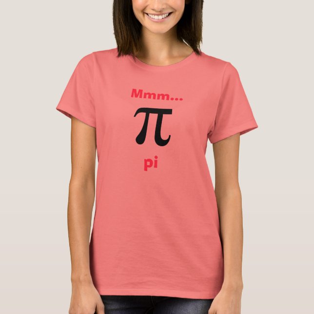 Camiseta Mmm...Pi! (Frente)