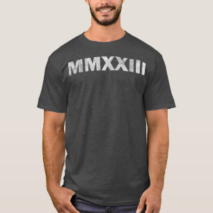 Camiseta MMXXIII Classe de Matemática dos Numerais Romanos