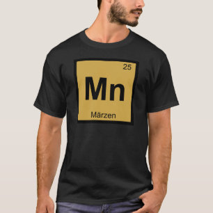 Camiseta Mn - Marzen Química Símbolo da Tabela Periódica da