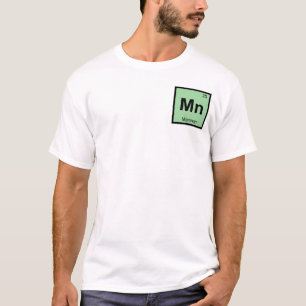 Camiseta Mn - Memnon Símbolo da Tabela Periódica de Química