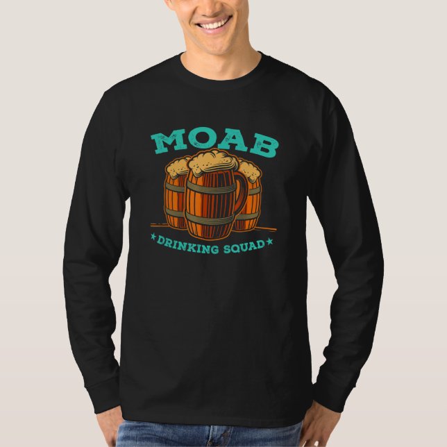 Camiseta Moab Bebendo Squad Utah Homebrewing Ut Brewery Al (Frente)