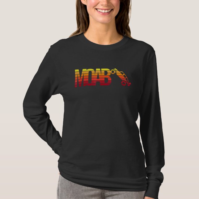Camiseta Moab Utah 4wd Off Road Adventure Rock Crawl Ret (Frente)