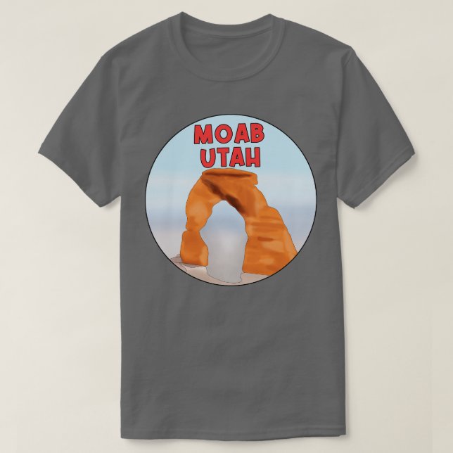 Camiseta Moab Utah Arch (Frente do Design)