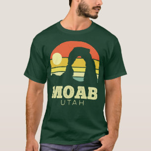 Camiseta Moab Utah Arches Vintage Sunset