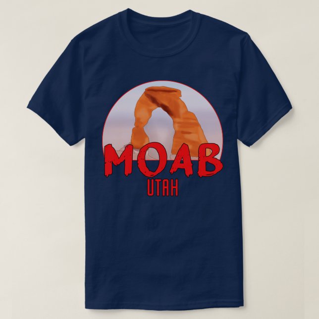 Camiseta Moab Utah Delicate Arch (Frente do Design)