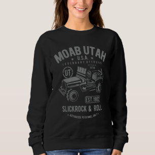 Camiseta Moab Utah EUA Offroad Slickrock Rock Crawler 4x4 4